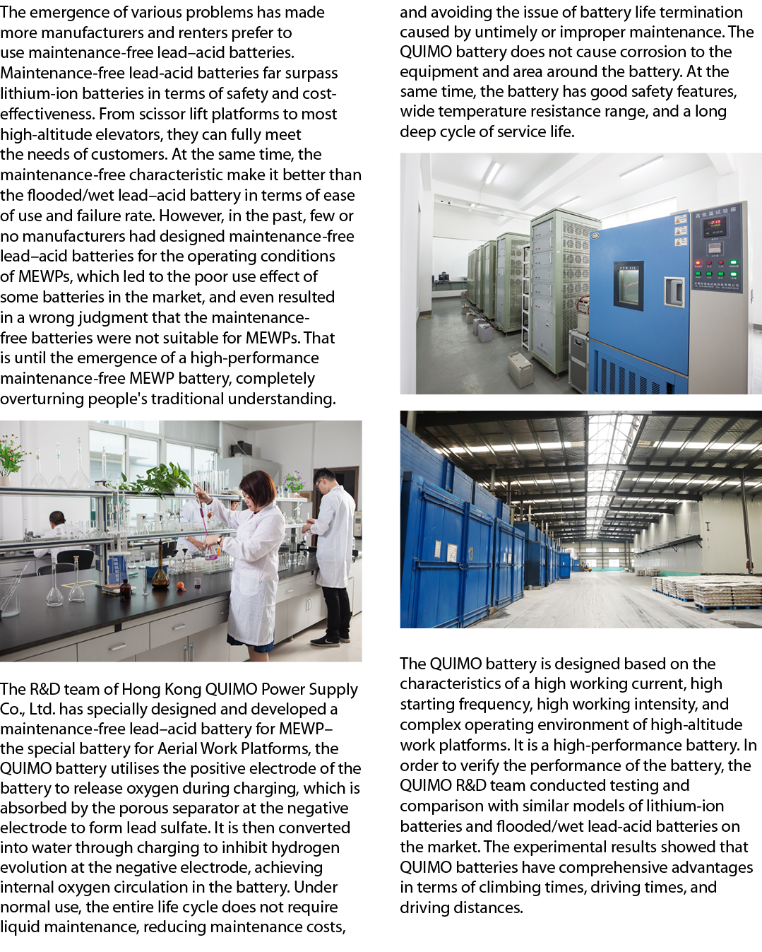 The emergence of various problems has made more manufacturers and renters prefer to use maintenance free lead–acid ba...