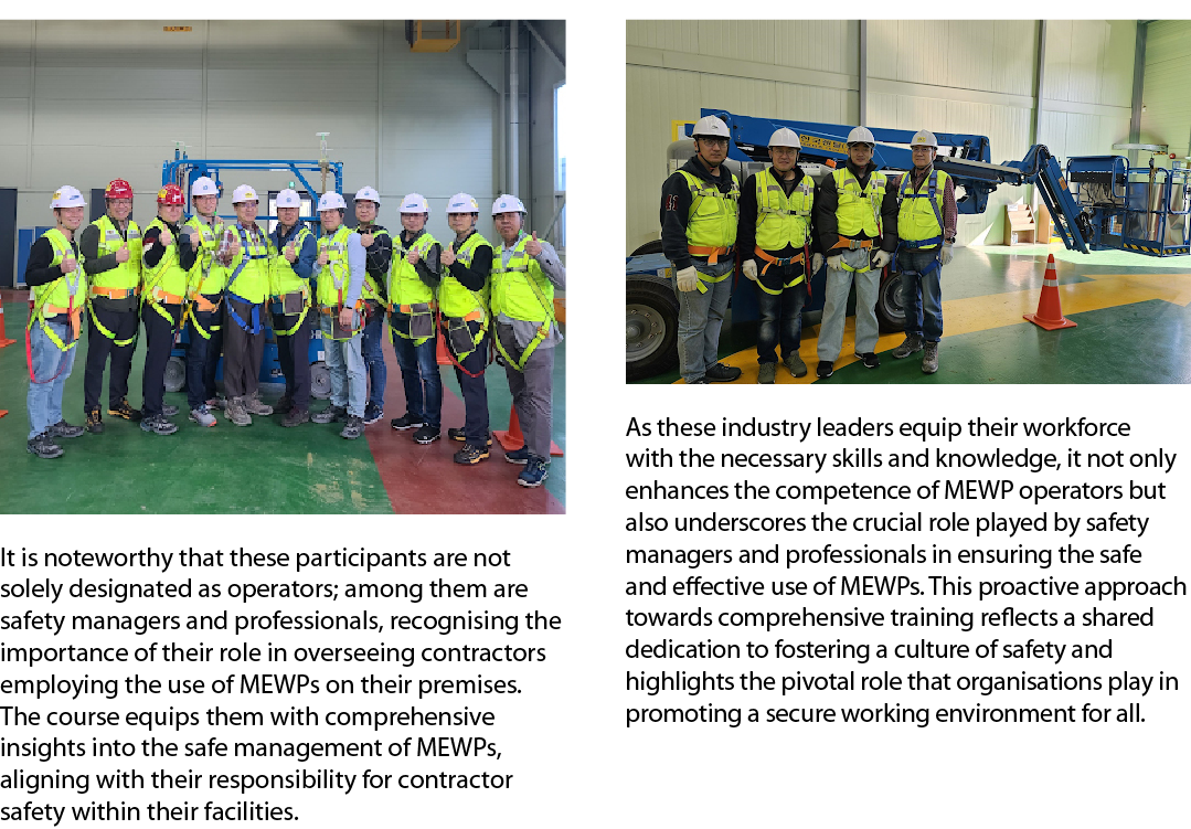 ￼ It is noteworthy that these participants are not solely designated as operators; among them are safety managers and...