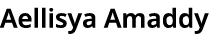 Aellisya Amaddy