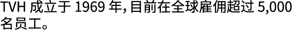TVH 成立于 1969 年，目前在全球雇佣超过 5,000 名员工。