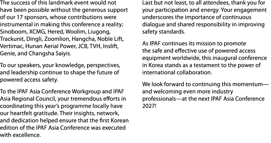 The success of this landmark event would not have been possible without the generous support of our 17 sponsors, whos...