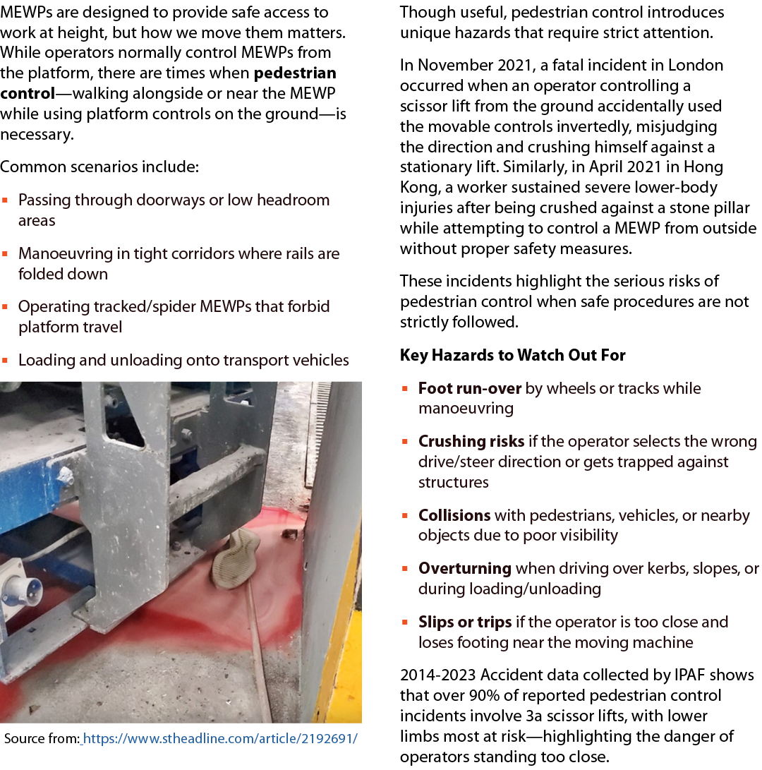 MEWPs are designed to provide safe access to work at height, but how we move them matters. While operators normally c...