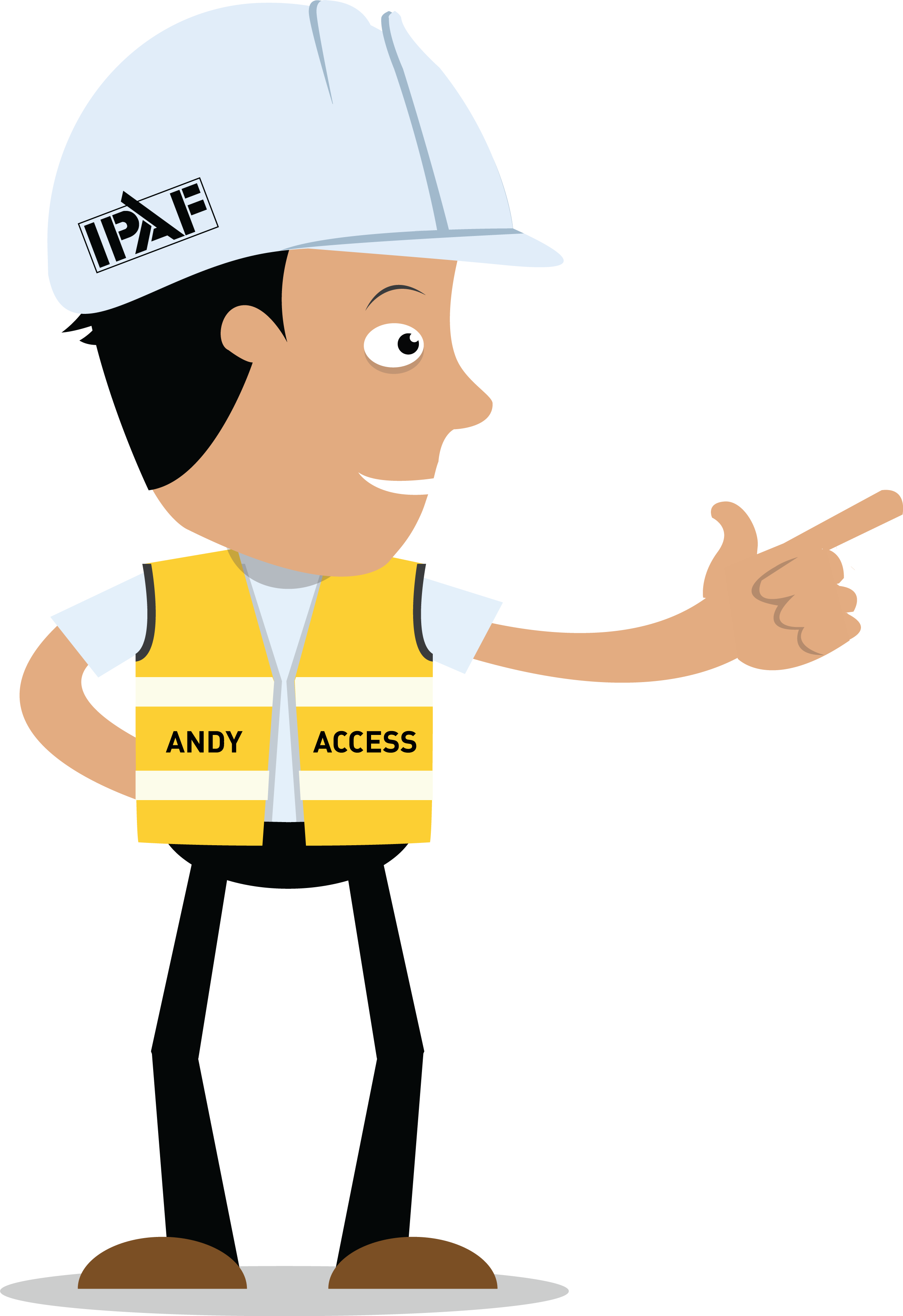 Andy Access Figure - Pointing Right